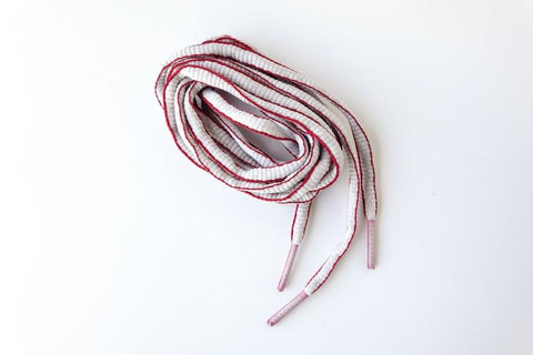 Cordones rojo/plata - para modelo Namsan Red